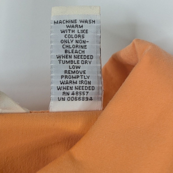 Vintage French Laundry Jacket Orange Denim Style Women's L‎ - Picture 5 of 10